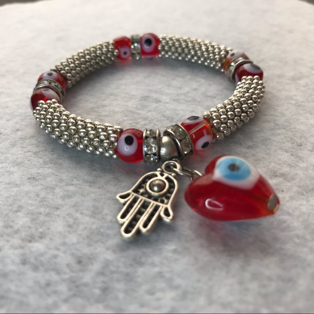 HAMSA Hand and Evil Eye 🧿 Bracelet
